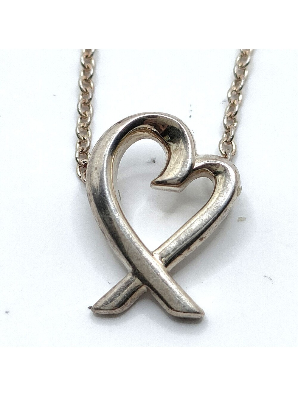 Tiffany and Co. Necklace Picasso Loving Heart Silver 925 3283043